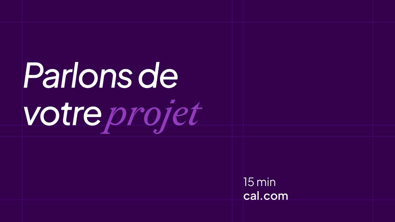 Extrait graphique Cirius J : Parlons de votre projet